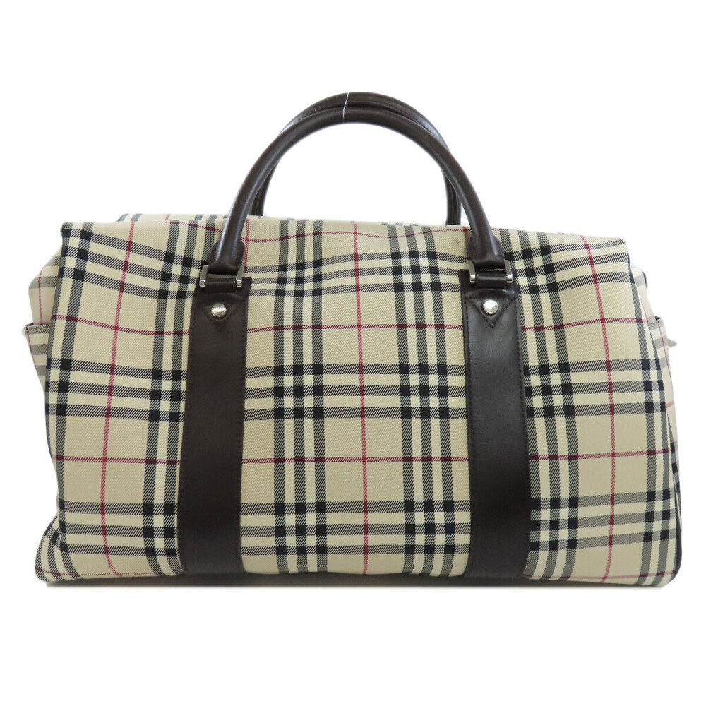 Burberry Check Canvas Bag Nova Boston